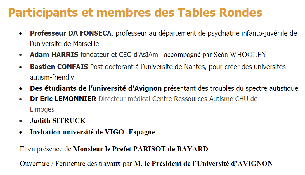 Intervenants
