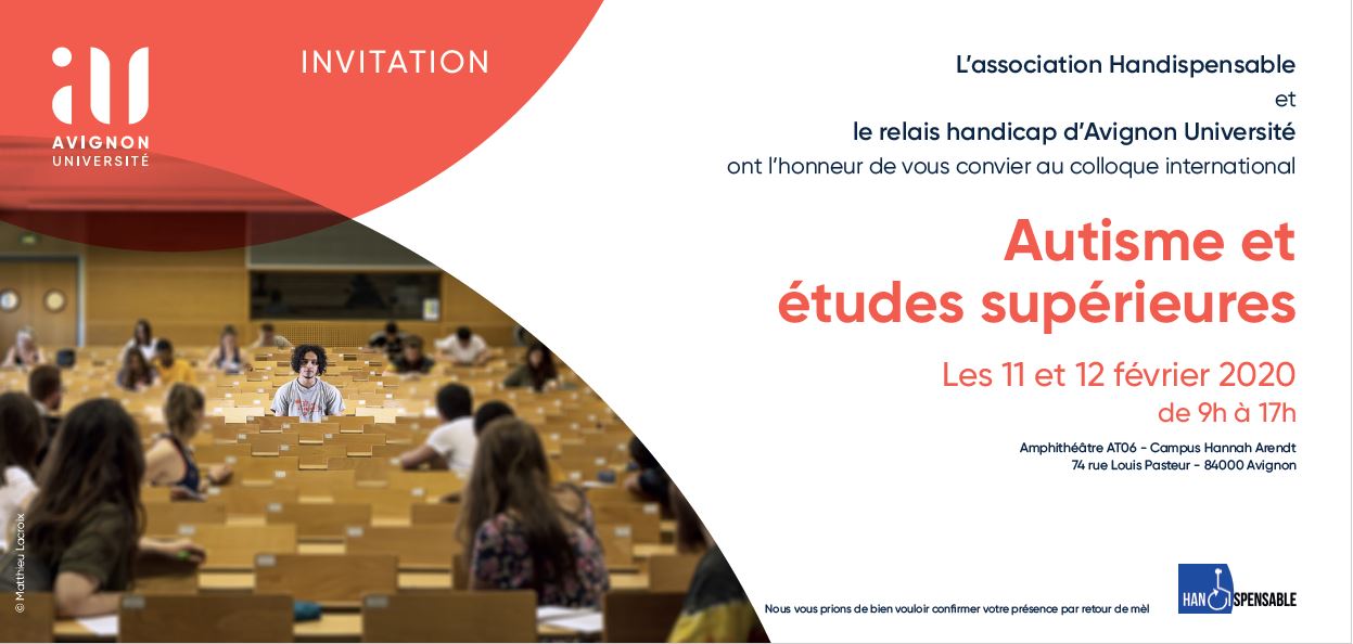 Invitation université d'Avignon